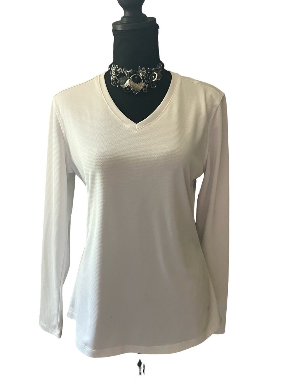 Reel Legends FREELINE Ladies S Long Sleeve White SPF Shirt
